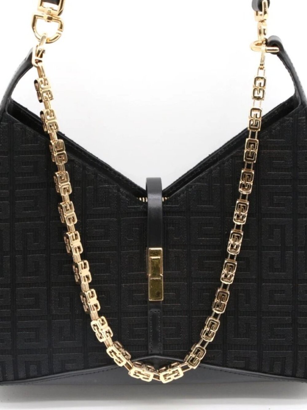 Givenchy Cut Out 4G Monogram Crossbody Bag - Black